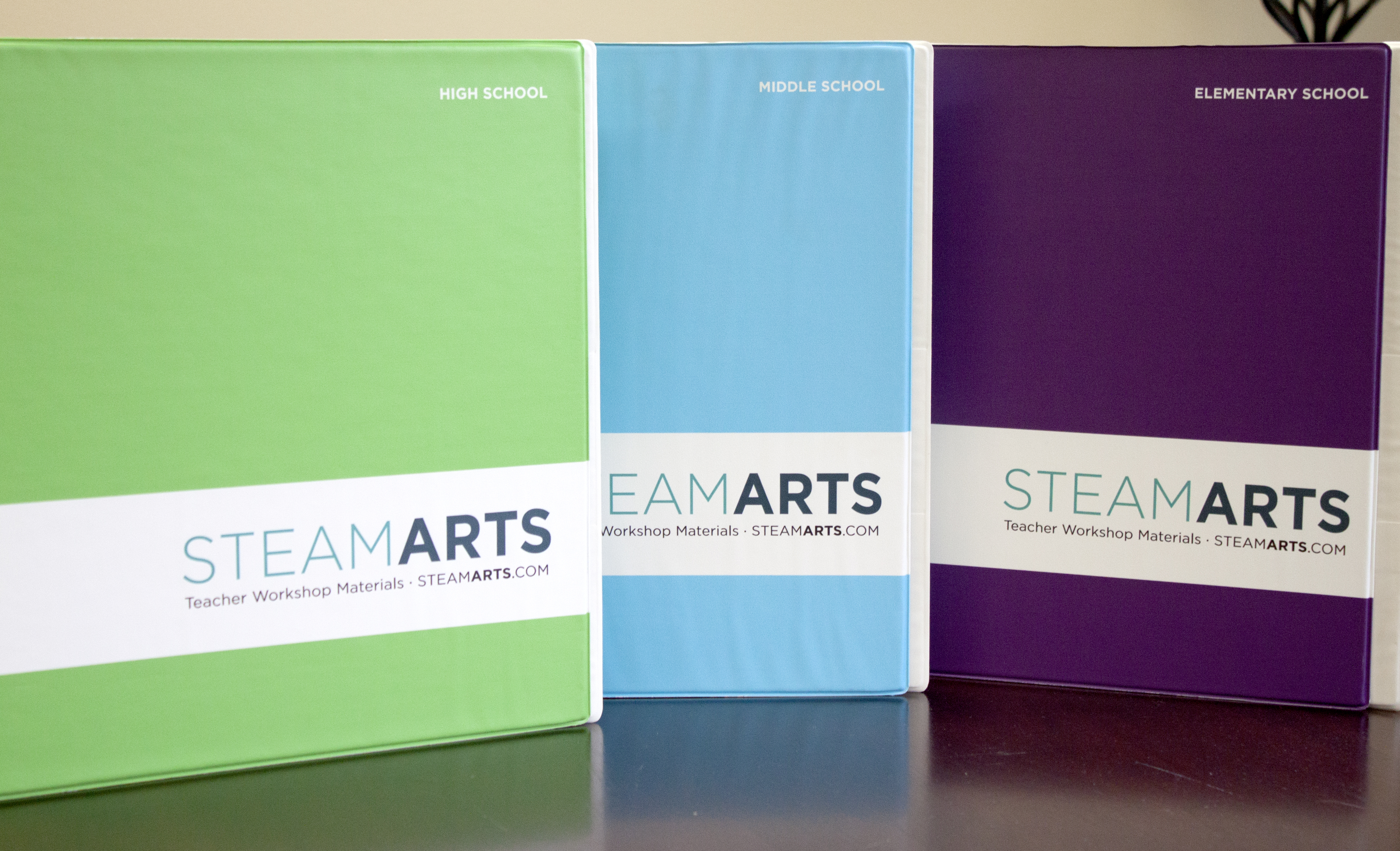 photo of STEAM arts binders